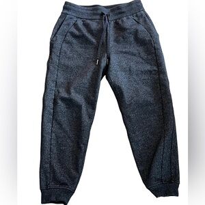 Lululemon Athletica Women’s Sparkle ✨ Shimmering Glitter Effect Black Joggers